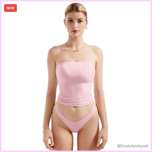 Sexy Tube Top Double Lined Y2K Going Out Tank Top Buttery Soft Summer